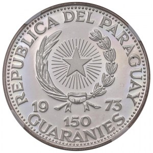 Foreign coins - PARAGUAY 150 Guaranies 1973 Mariscal Estigarr...