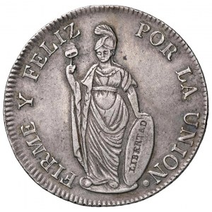 Foreign coins - PERU 4 Reales 1843 Lima M B - KM 151.3 AG (g ...