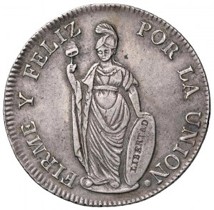 Foreign coins - PERU 4 Reales 1843 Lima M B - KM 151.3 AG (g ...