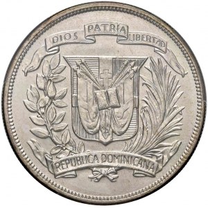 Foreign coins - REPUBBLICA DOMINICANA Peso 1955 - KM 23 AG In...