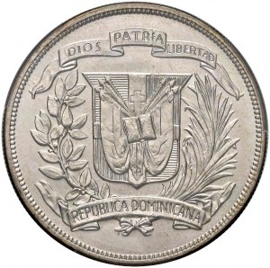 Foreign coins - DOMINICAN REPUBLIC Weight 1955 - KM 23 AG In...