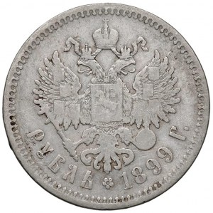 Foreign coins - RUSSIA Nicholas II (1894-1917) Ruble 1899 - KM ...