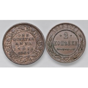 Foreign coins - RUSSIA Nicola II (1894-1917) 2 Copechi 1915 -...
