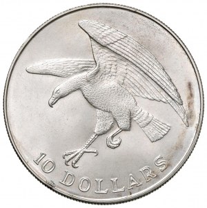 Foreign coins - SINGAPORE $10 1974 - KM 9 AG (g 30.84(...