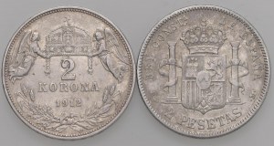 Foreign coins - SPAIN Alfonso XII (1874-1886) 2 Pesetas 1882...