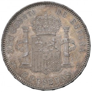Foreign coins - SPAIN Alfonso XIII (1886-1931) 5 Pesetas 189...