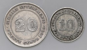 Foreign coins - STRAITS SETTLEMENTS Victoria (1837-1901) 20 C...