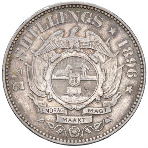 Foreign coins - SOUTH AFRICA 2 1/2 Shillings 1896 - KM 6 AG (g 1...
