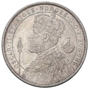 Foreign coins - SWEDEN Oscar II (1872-1907) 2 Kronor 1897 - K...