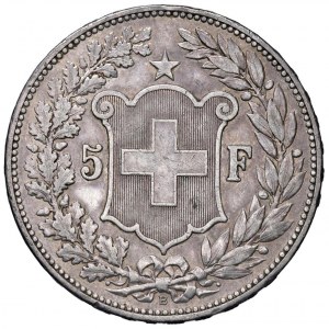 Foreign coins - SWITZERLAND Confederation - 5 Francs 1892 - HM...