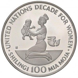 Foreign coins - TANZANIA 100 Shilingi 1984 - KM 16 AG (g 23.3...