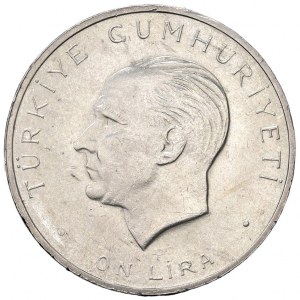 Foreign coins - TURKEY 10 Lira 1960 - KM 894 AG (g 14.90) Gr...