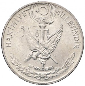 Foreign coins - TURKEY 10 Lira 1960 - KM 894 AG (g 14.90) Gr...