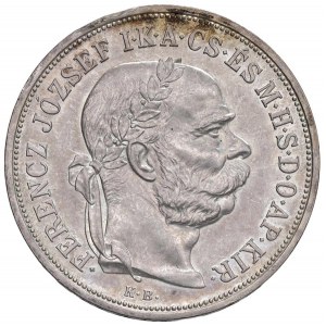Foreign coins - UNGHERIA Francesco Giuseppe I (1848-1916) 5 C...