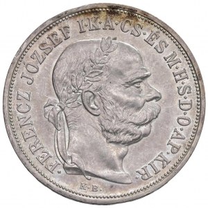 Foreign coins - HUNGARY Francis Joseph I (1848-1916) 5 C...