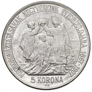 Foreign coins - UNGHERIA Francesco Giuseppe I (1848-1916) 5 C...