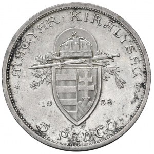 Foreign coins - UNGHERIA Nicolas Horthy (1920-1944) 5 Pengo 1...