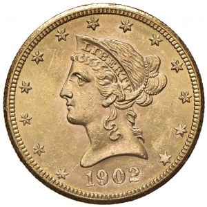 Foreign coins - USA 10 Dollari 1902 - KM 102 AU (g 16,73) Seg...