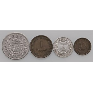 Foreign coins - lots - AFRICA Lotto di quattro monete come da foto. ...