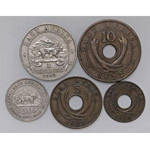 Foreign coins - lots - AFRICA DELL'ESTE Lotto di cinque monete come ...