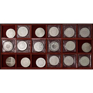 Foreign coins - lots - AUSTRIA Lot of seventeen pieces of 50 Schil...