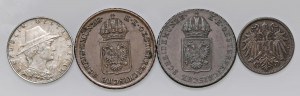 Foreign coins - lots - AUSTRIA Lot of four coins as pictured....