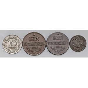 Foreign coins - lots - AUSTRIA Lotto di quattro monete come da foto....