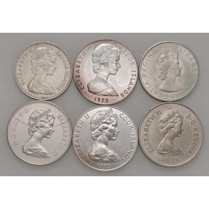Foreign coins - lots - COMMONWEALTH Lotto di sei monete come da foto...