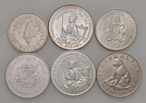 Foreign coins - lots - COMMONWEALTH Lot of six coins as pictured...