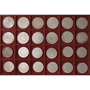 Foreign coins - lots - FRANCIA Lotto di dodici pezzi da 50 Franchi e...