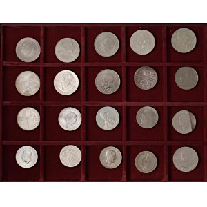 Foreign coins - lots - GERMANIA DDR Lotto di venti monete come da fo...