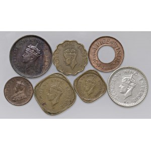 Foreign coins - lots - INDIA Lotto di sette monete come da foto. Da ...