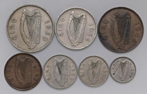 Foreign coins - lots - IRELAND Lot of seven coins as pictured. D...