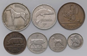 Foreign coins - lots - IRELAND Lot of seven coins as pictured. D...