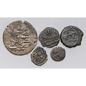 Foreign coins - lots - LIBIA Lotto di cinque monete come da foto. Da...