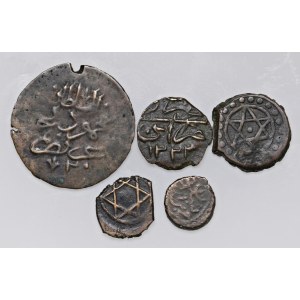Foreign coins - lots - LIBIA Lotto di cinque monete come da foto. Da...
