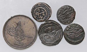 Foreign coins - lots - LIBYA Lot of five coins as pictured. From.