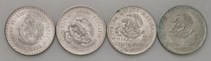 Foreign coins - lots - MEXICO Lot of four coins in AG as per...