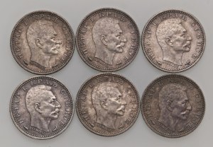 Foreign coins - lots - SERBIA Peter I (1903-1918) 50 Para 1915 (6)-...
