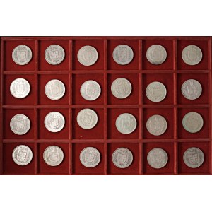 Foreign coins - lots - SVIZZERA Lotto di ventiquattro moente da 5 fr...