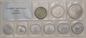 Foreign coins - lots - HUNGARY 1973 series consisting of nine pieces co...