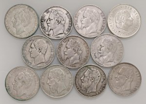 Foreign coins - lots - Interesting lot consisting of eleven coins ...