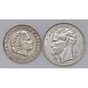 Foreign coins - lots - Lotto di due monete in AG come da foto. Da es...