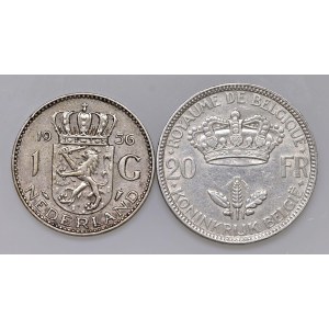 Foreign coins - lots - Lotto di due monete in AG come da foto. Da es...