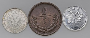 Foreign coins - lots - Lot of three Asian coins as pictured. D...