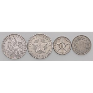Foreign coins - lots - Lotto di quattro monete, tre cubane e una per...