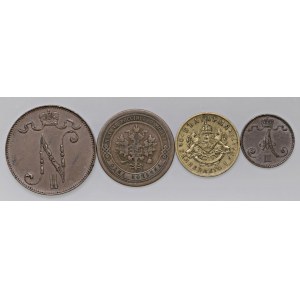 Zahraničné mince - lot - Lot of four world coins as per photo...