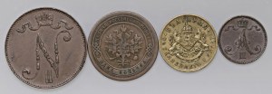 Foreign coins - lots - Lot of four world coins as pictured...