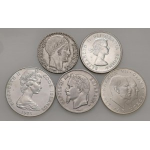 Foreign coins - lots - Lot of five world coins as pictured....