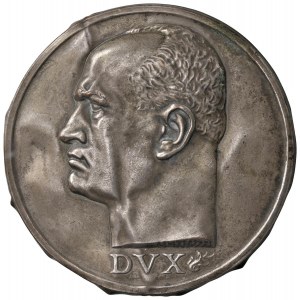 Fascist medals - FASCIST MEDALS Embossed copper silver foil...